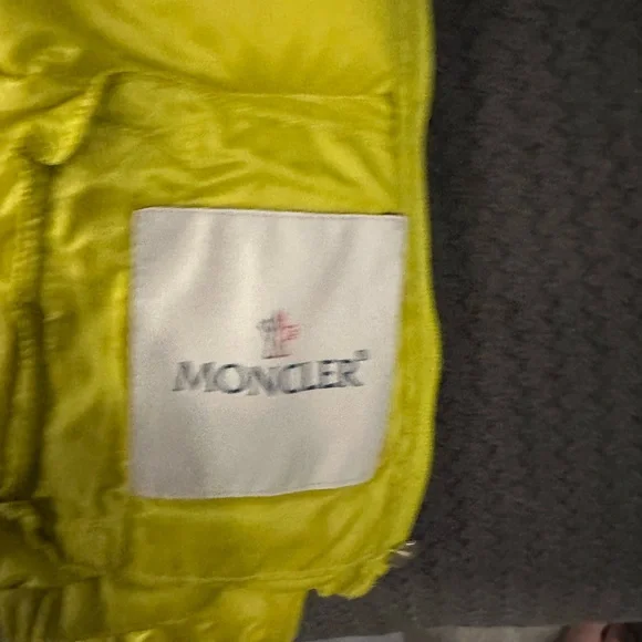 Moncler Lime Green Puffer Jacket